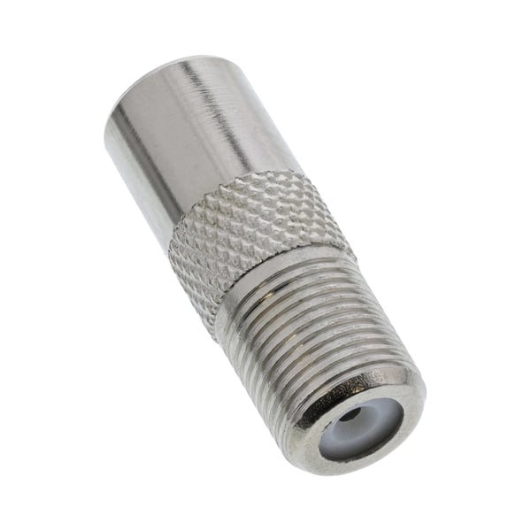 InLine 69915D kabelomvandlare (hane/hona) IEC F Silver