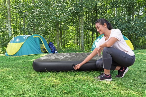 Bestway 6713N / 23 luftmadrass Dubbelmadrass Svart Unisex
