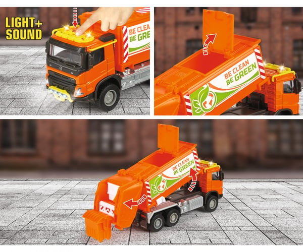 Majorette Volvo Truck Garbge Collector