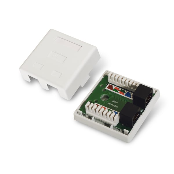 AISENS A139-0302 netværk fordelerskab Cat6 Hvid