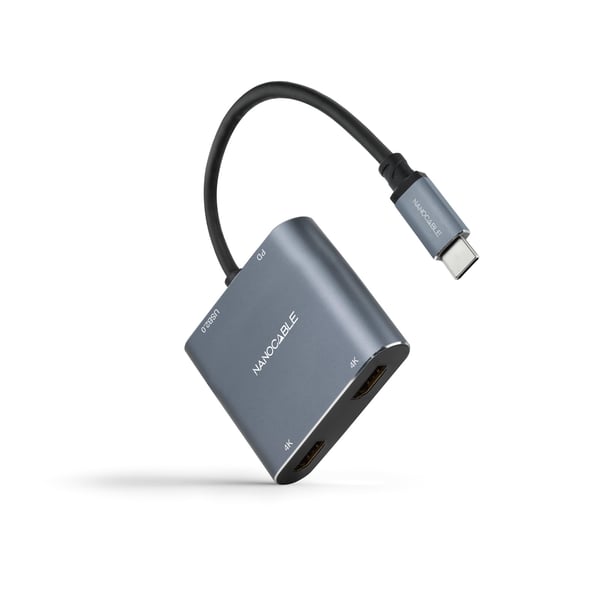 Nanocable 10.16.4305 USB grafisk adapter Grå