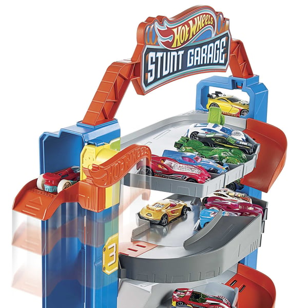 Hot Wheels City Stunt Garage-lekset Presentidé till barn i åldrarna 3 till 8 år