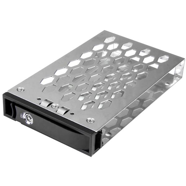 StarTech.com SATSASTRX25 asemapaikkaan asennettava paneeli 2.5" Etupaneeli Musta, Hopea