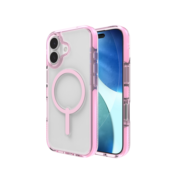 ZAGG Santa Cruz Snap mobiltelefon etui 16 cm (6.3") Cover Lyserød, Transparent