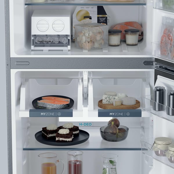 Haier 2D 70 Series 5 HPR5718DNMX Fritstående 464 L Rustfrit stål
