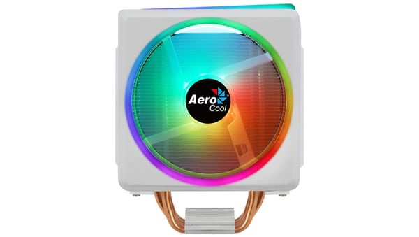 Aerocool Cylon 4F Processor Køler 12 cm Hvid 1 stk