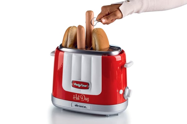 Ariete 0206/00 Hot dog paahdin 650 W Punainen