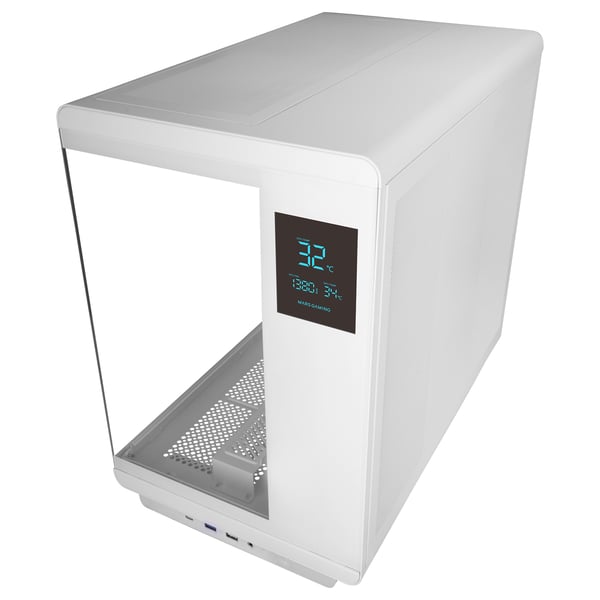 Mars Gaming MCREVPROW tietokonekotelo Midi Tower Valkoinen