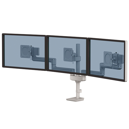 Fellowes Tallo 8614101 monitorin kiinnike ja jalusta 81,3 cm (32") Vastaanotto Hopea