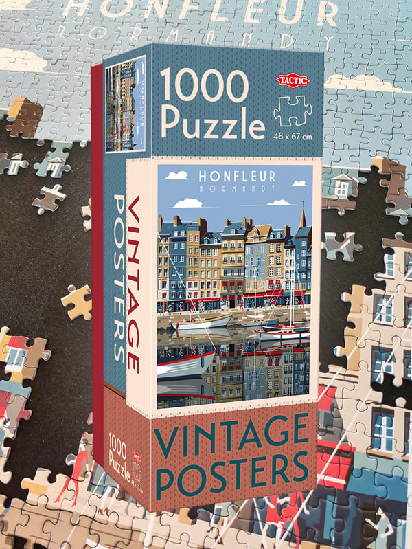 Tactic Vintage Normandy 1000 pcs Kuviopalapeli 1000 kpl Kaupunki