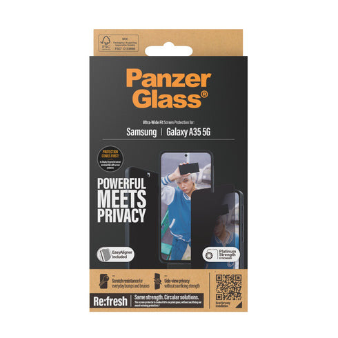 PanzerGlass P7357 Matkapuhelimen näyttö- ja taustasuoja Näytön yksityisyydensuoja Samsung 1 kpl