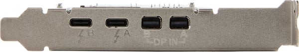 HP Crd Dual TBT4 PCIe x4 LP nätverkskort/adapters Intern