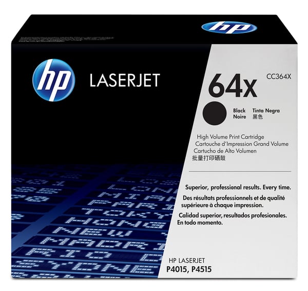 HP 64X High Yield Black Original LaserJet Toner Cartridge tonerpatron 1 stk Sort HP 64X High Yield Black Original LaserJet Toner Cartridge tonerpatron 1 stk Sort