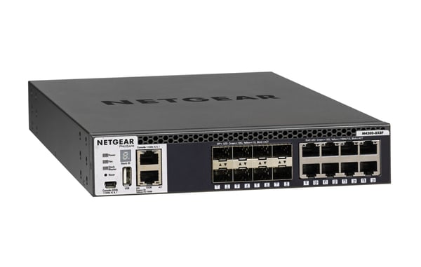 NETGEAR XSM4316S Hallittu L3 10G Ethernet (100/1000/10000) 1U Musta