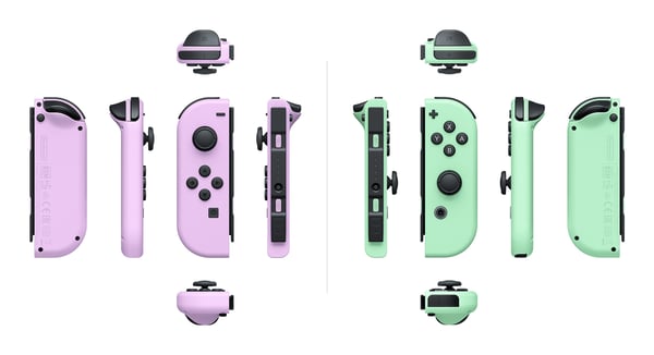 Nintendo 10011584 peliohjain Vihreä, Purppura Bluetooth Pad-ohjain Analoginen/Digitaalinen Nintendo Switch, Nintendo Switch OLED