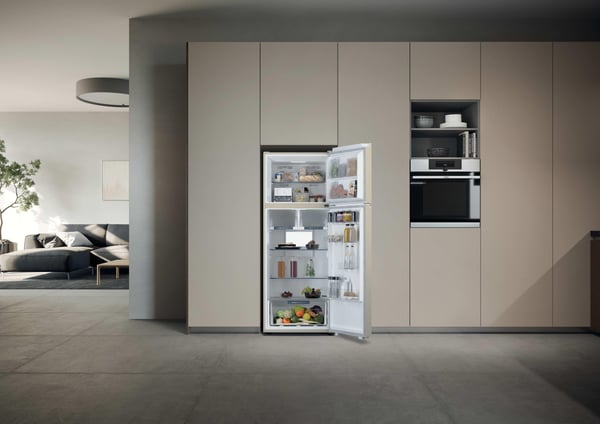 Haier HPR5718DNPC Fritstående 464 L Cremefarvet
