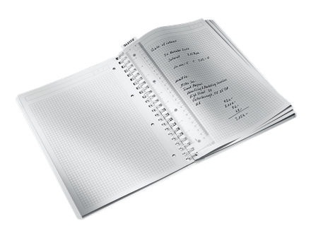 Leitz Notesblok WOW PP A4 kvadreret 80 gram 80 ark