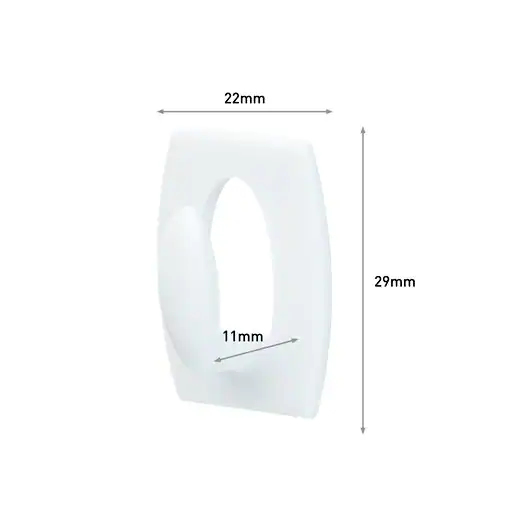 3M 17006FGN förvaringskrok inomhus Universalkrok Vit 6 styck