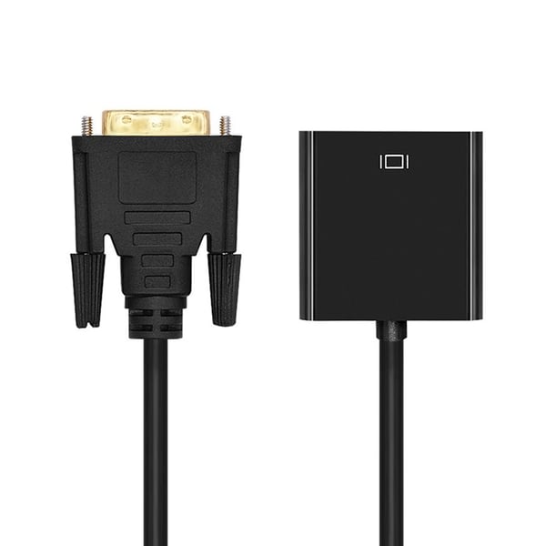 AISENS A147-0352 videokabel adapter 0,1 m DVI-D VGA (D-Sub) Sort