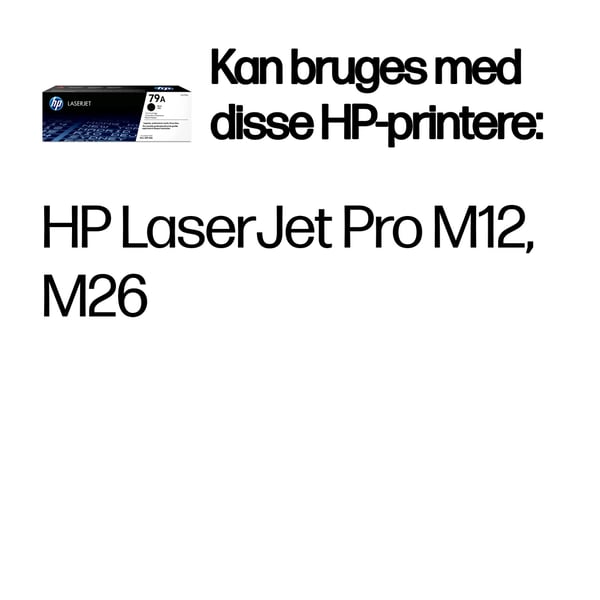 HP 79A - Sort - original - LaserJet - Tonerpatron (CF279A)