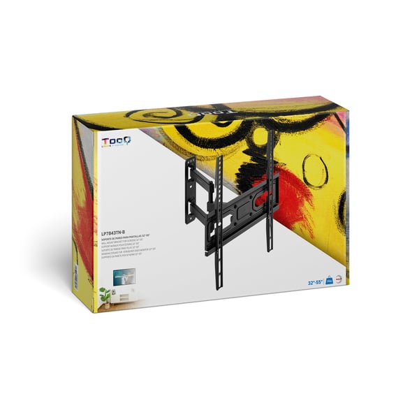 TooQ LP7843TN-B tv-fäste 139,7 cm (55") Svart