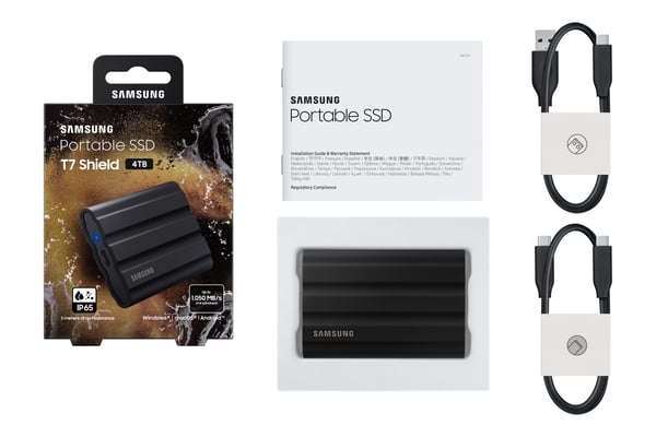 Samsung MU-PE4T0S 4 TB USB Type-C 3.2 Gen 2 (3.1 Gen 2) Svart
