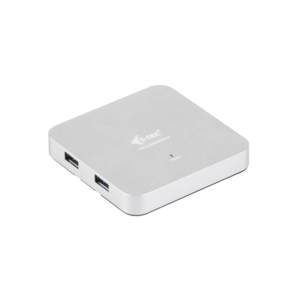 i-tec Metal U3HUBMETAL4 gränssnittshubbar USB 3.2 Gen 1 (3.1 Gen 1) Type-A 5000 Mbit/s Silver