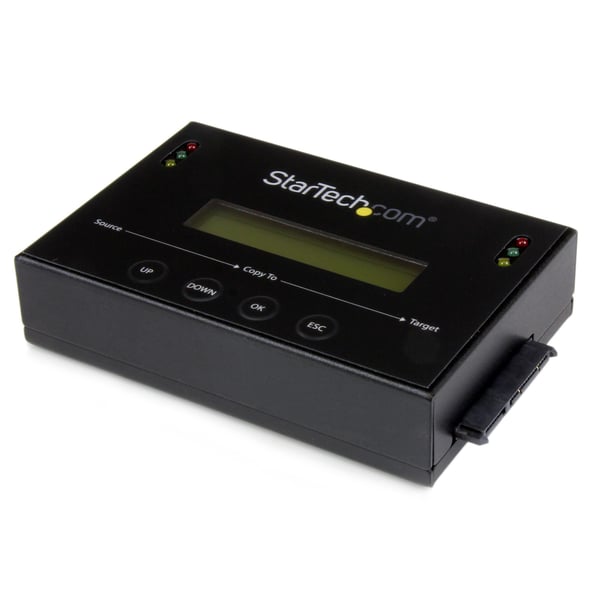 StarTech.com SATDUP11IMG levyjen monistuslaite HDD-/SSD-monistaja Musta