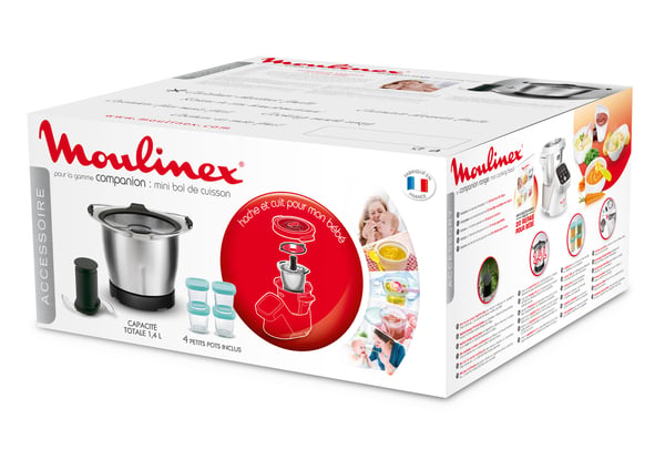 Moulinex XF387E10 tilbehør til mixer og foodprocessor Skål
