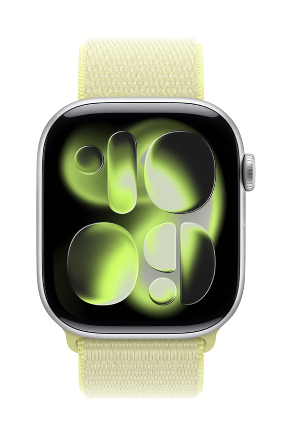 Apple MFFL4ZM/A Älyrannekkeen lisätarvike Yhtye Keltainen Nailon, Kierrätetty polyesteri, Elastaani