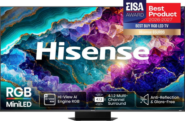 Hisense 65UR9S 165,1 cm (65") 4K Ultra HD Smart TV Wi-Fi Grå 3500 cd/m²