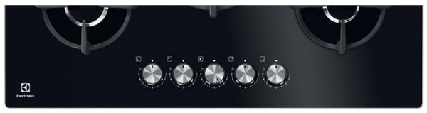 Electrolux KGG75372K Sort Indbygget 75 cm Gaskomfur 5 zone(s)