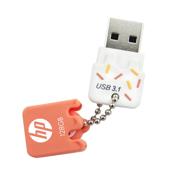 HP x778w USB-muisti 64 GB USB A-tyyppi 3.2 Gen 1 (3.1 Gen 1) Oranssi, Valkoinen