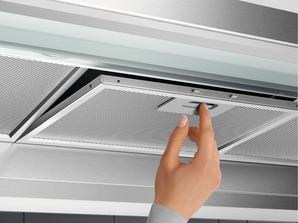 Electrolux LFP329X Puoliksi sisäänrakennettu (ulosvedettävä) Harmaa, Ruostumaton teräs 400 m³/h