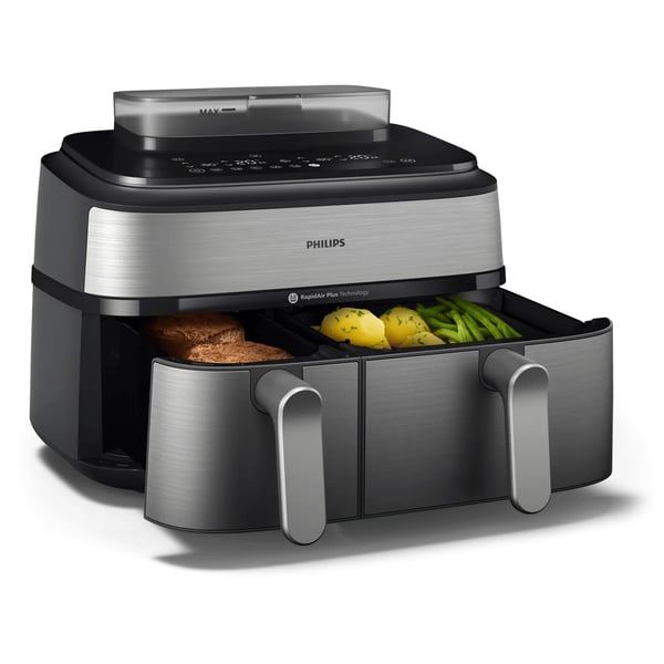 Philips 5000 series Airfryer Dual Basket höyryllä