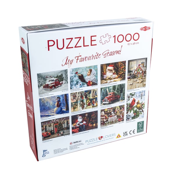Tactic Puzzle Lovers Christmas porch 1000 pcs puzzle