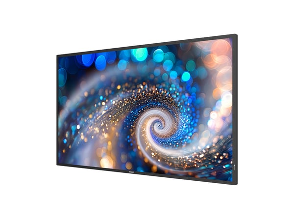 Philips 43BDL2050A/00 infonäyttö Digitaalinen litteä infotaulu 109,2 cm (43") LCD 400 cd/m² 4K Ultra HD Musta Sisäänrakennettu prosessori Android 14 16/7