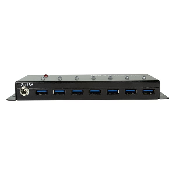 LogiLink UA0317 gränssnittshubbar USB 3.2 Gen 1 (3.1 Gen 1) Type-B 5000 Mbit/s Svart