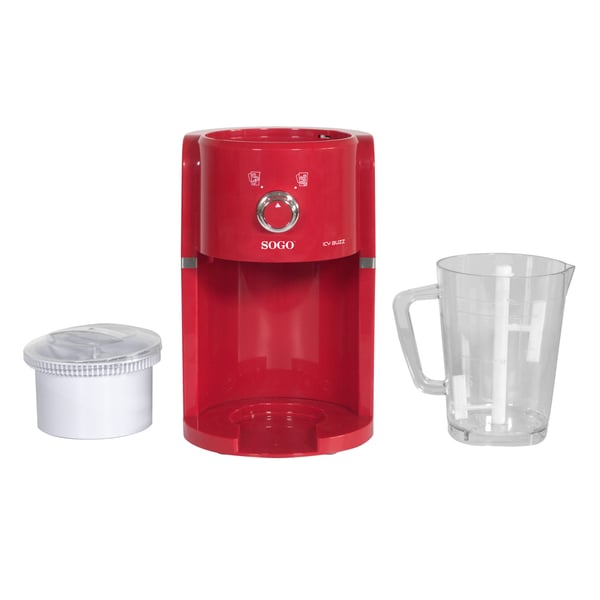 Sogo PIC-SS-11980 glassmaskin Glass-/millkshakemaskin 1,1 l 30 W Röd, Transparent