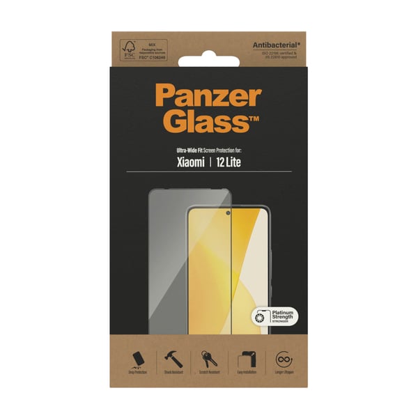 PanzerGlass ® Skærmbeskyttelse Xiaomi 12 Lite | Ultra-Wide Fit