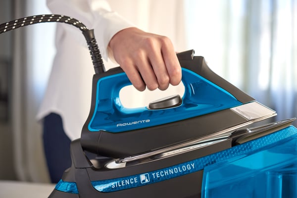 Rowenta DG9222 Ångstrykstation med tryckbehållare 2800 W 1,3 l Stryksula Microsteam 400 HD Laser Svart, Blå