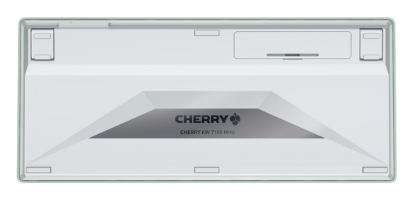 CHERRY KW 7100 MINI BT näppäimistö Universaali Bluetooth QWERTY Kansainvälinen (US) Mintunvärinen