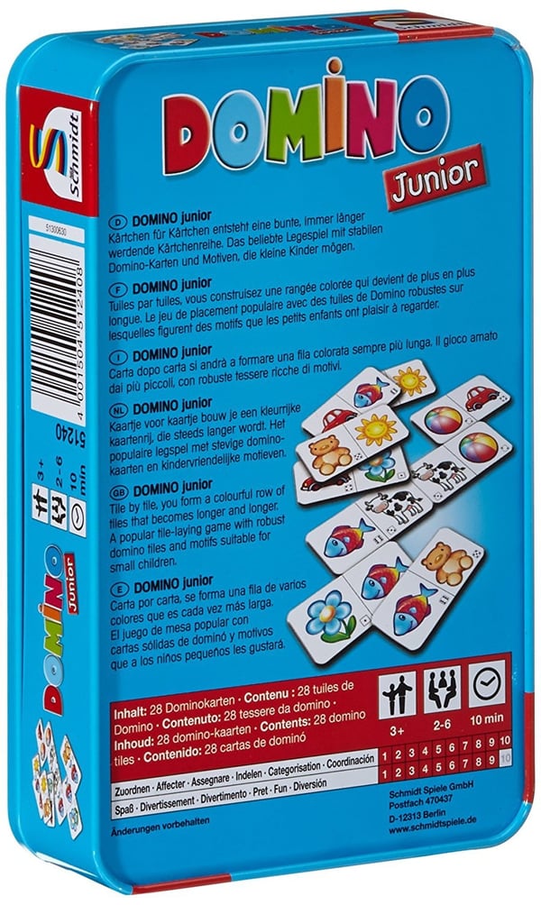 Schmidt® Spiele 51240 lautapeli Laattojenasettelupeli