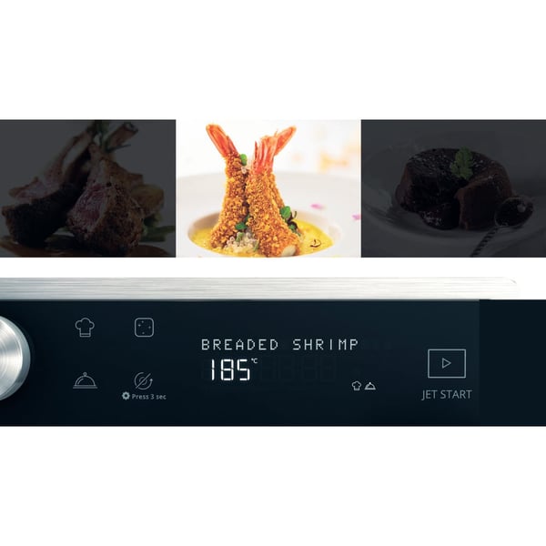 Whirlpool Supreme Chef MWSC 9133 SX Musta, Ruostumaton teräs Yhdistelmämikroaaltouuni Pöytämalli 33 L 1000 W