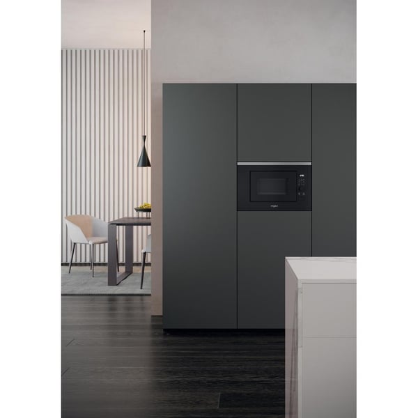 Whirlpool WMF201G Svart, Rostfritt stål Grillmikrovågsugn Inbyggd 20 l 800 W