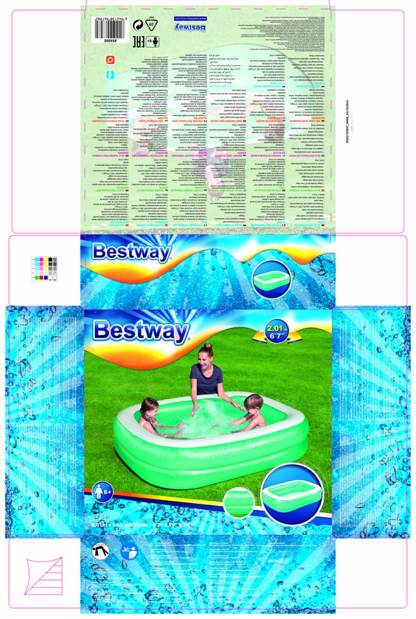 Bestway 54005 Børnepool Oppustelig pool