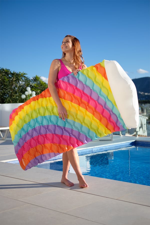 Bestway 44107 pool og strand flyder Flerfarvet Monokromatisk PVC Flydende madras