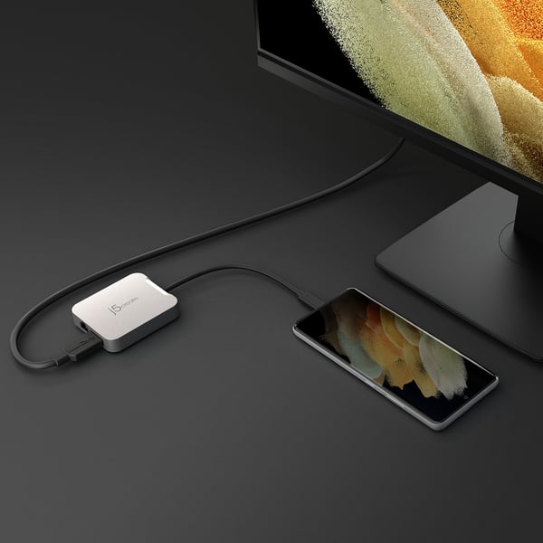 j5create JCD391-N 4K60 Elite USB-C® PD-adapter med flera portar