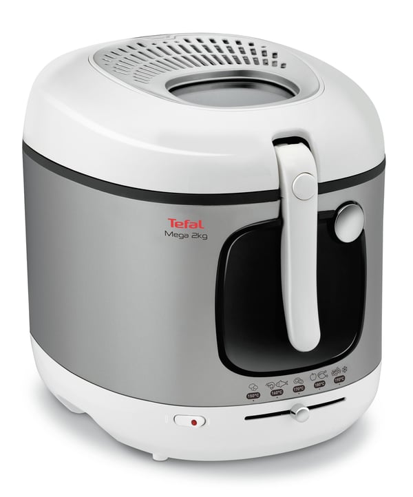 Tefal FR4800 Single Fristående 2100 W Fritös Rostfritt stål, Vit Tefal FR4800 Single Fristående 2100 W Fritös Rostfritt stål, Vit