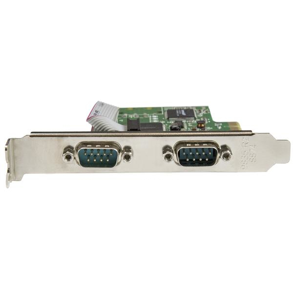 StarTech.com 2-portars PCI Express seriellt kort med 16C1050 UART